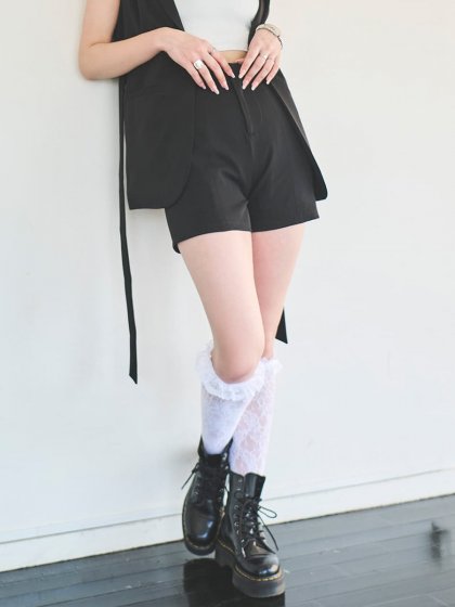 ハイウエストショートパンツ ハイウエストショートパンツ