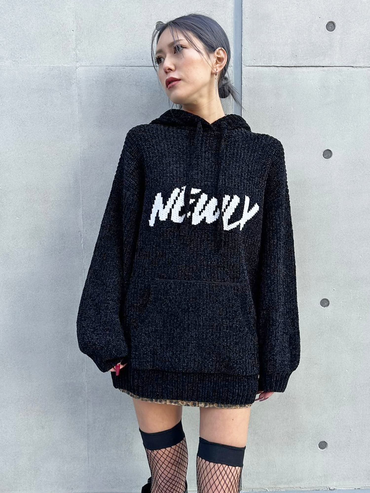 NEWLYモールニットトップ–